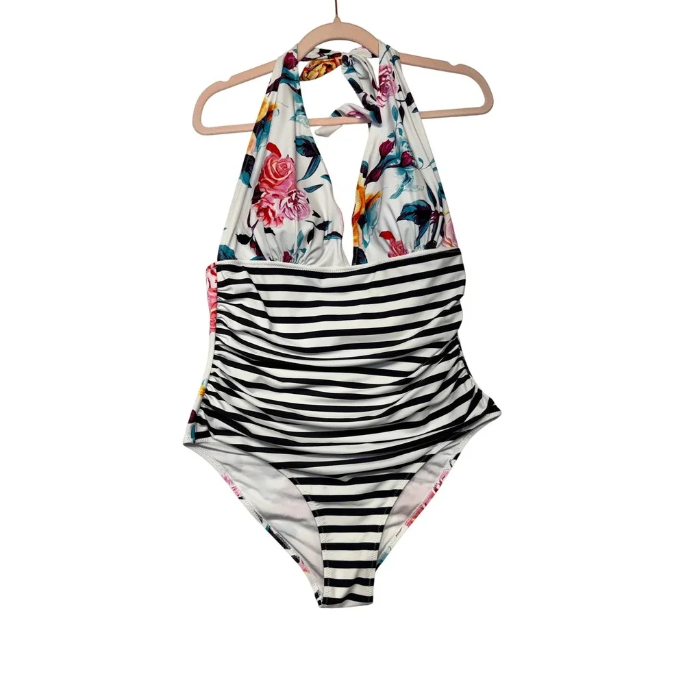 Cupshe floral stripe